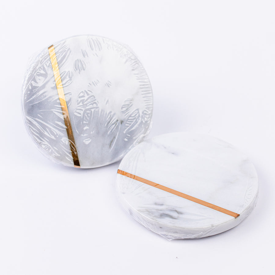 Marble coasters